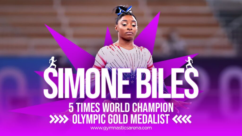 Simone Biles Famous Gymnast